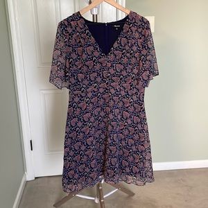 Madewell Floral Print Dress